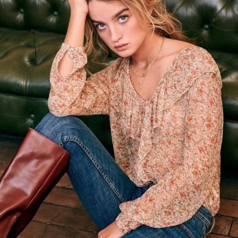 Sezane Priscille Blouse NWOT